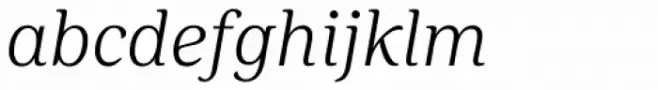 FF Marselis Serif Light Italic