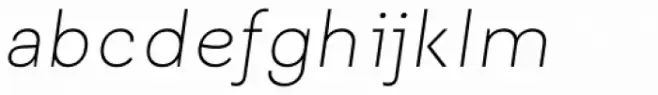 fj Platz Groteskeâ„¢ Thin Italic