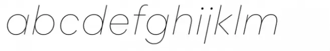 Flink Neue Thin Italic
