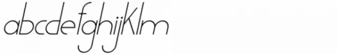 Florida Rose Thin Italic