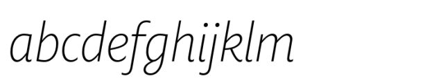 Fontanella Extra Light Italic