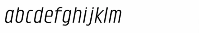 Fonzie Extra Light Italic