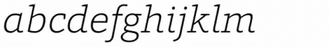 Foro ExtraLight Italic