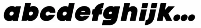 Franie Black Italic