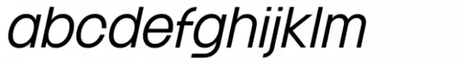 Franie SCondensed SLight Italic