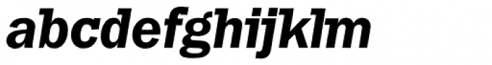 Franklin Gothic Raw Semi Serif Demi Oblique