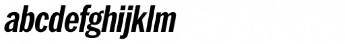 Franklin Pro Condensed Bold Italic