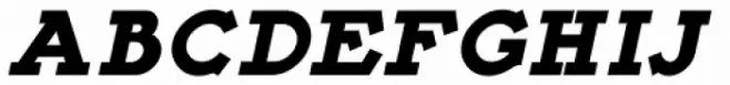 French Slab Serif Oblique JNL