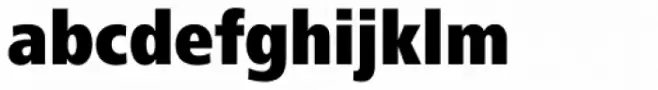 Frutiger Next Paneuropean W1G Condensed Black