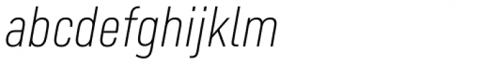 FS Industrie Condensed Light Italic