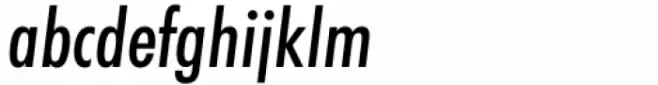 Futura Now Text Condensed Medium Italic