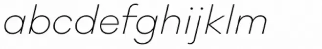 Galano Classic Extra Light Italic