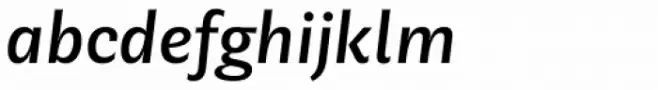 Geller Sans Nr Medium Italic