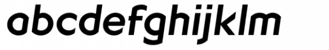 Geometrico Sans Demi Bold Italic