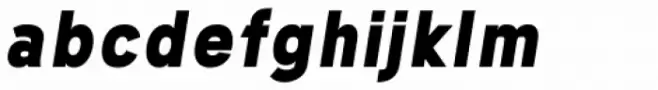 Geometris Semi-Condensed Black Oblique