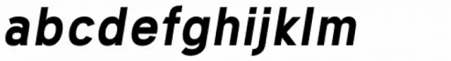 Geometris Semi-Condensed Bold Oblique