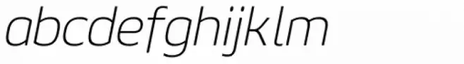 Geon Extra Light Italic