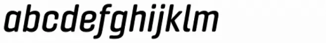 Gineso Soft Extended Demi Italic