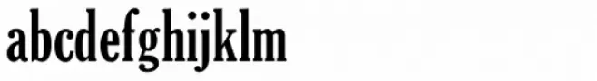 Gloucester Std Bold ExtraCondensed