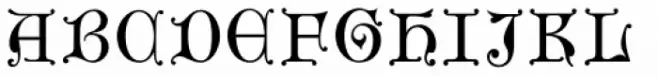 Gothic Initials Three