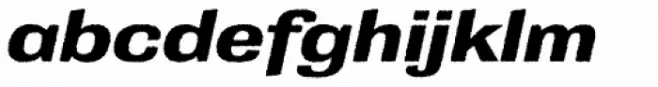 Grange Rough Bold Extended Italic
