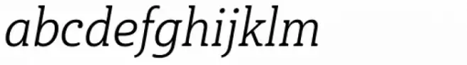 Haboro Slab Soft Norm Book Italic