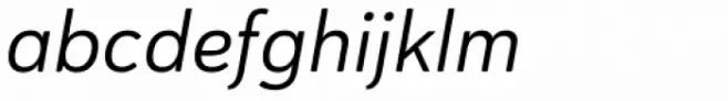 Haboro Soft Normal Regular Italic