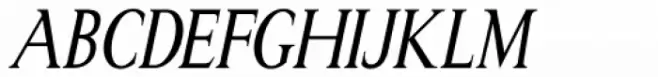 Headstone Roman Condensed oblique JNL