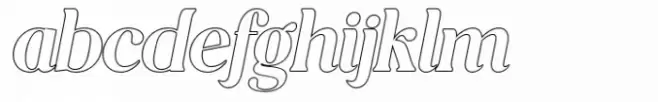 Hella Instegra Italic Outline