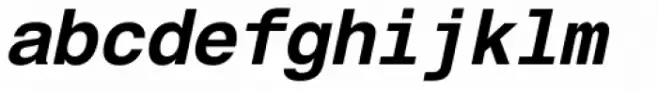 Helvetica Monospaced PanEuropean W1G Bold Italic