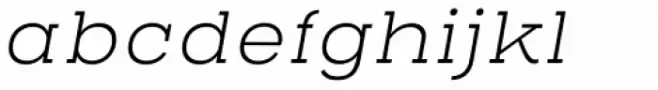 Henderson Slab Extra Light Italic