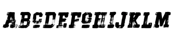 Hockeynight Serif Brush Bold Italic