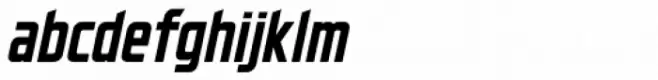 Hyperspace Race Condensed Heavy Italic