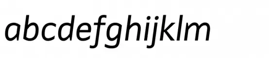 Identa Gray Italic
