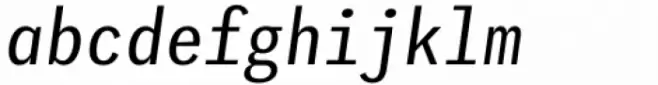 Iki Mono Condensed Light Slanted
