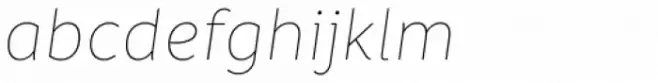 Informative Thin Italic
