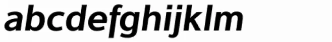 Interval Sans Pro SemiBold Italic