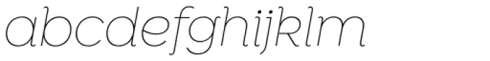 Isidora Alt Thin Italic