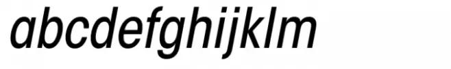 ITC Avant Garde Gothic Condensed Medium Oblique