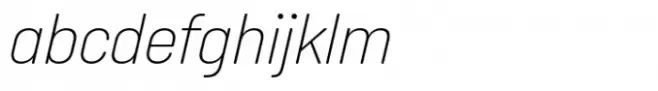 Italian Plate No1 Std Thin Italic