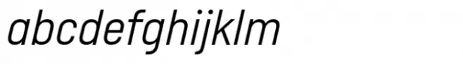 Italian Plate No2 Std Light Italic