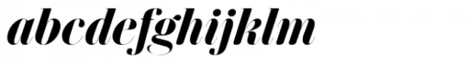 Italian Plate No4 Display Std Extrabold Italic
