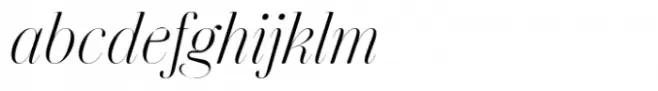 Italian Plate No4 Display Std Extralight Italic