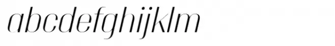 Italian Plate No6 Display Std Extralight Italic