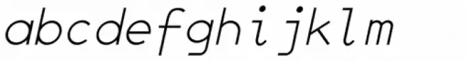 JetJaneMono Thin Italic