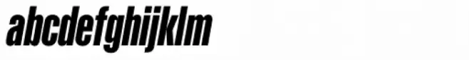 Kaneda Gothic Extra Bold Italic