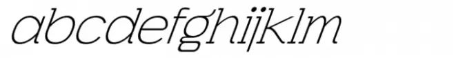 Kolbano Thin Italic