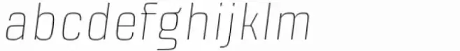Kondes Thin Italic