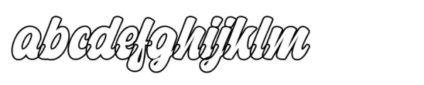 Letter Vintage Outline