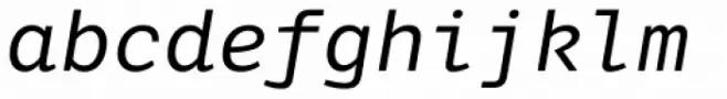 LFT Etica Mono Regular Italic